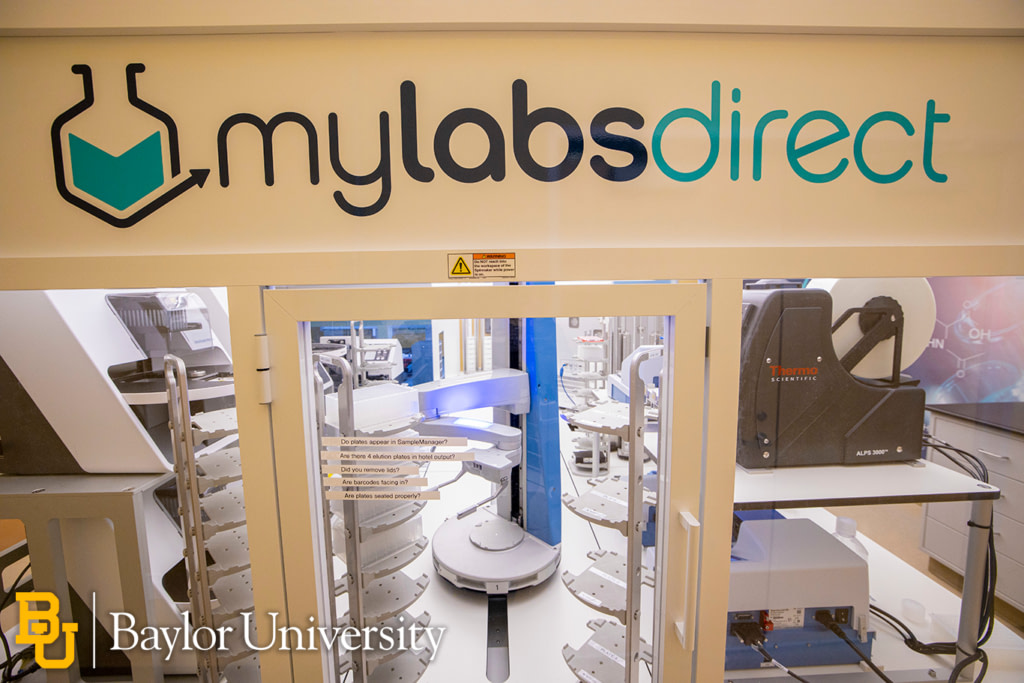 Photo Baylor MLD Lab Interior Lab Space